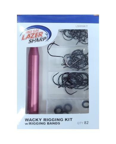 Eagle Claw Lazer Sharp Wacky Worm Kit 82 piece Eagle Claw Lazer Sharp Wacky Worm Kit 82 piece
