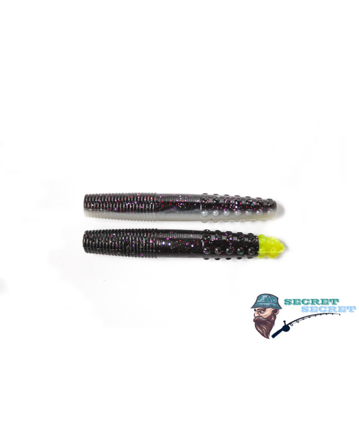 Secret Secret 3in Ned Worm - Ned Rig Bait Chartreuse Tip 