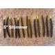 Secret Secret 5in Shimmer - Senko/Stick Bait Chartreuse Tip 