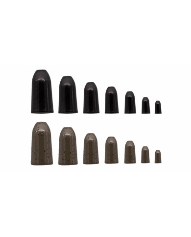1/2 Oz. BLACK Tungsten Bullet Weight SENSATION