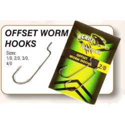 Shop for Round Bend Worm Hooks for Soft Plastic Bass Baits in