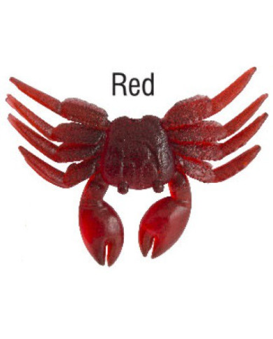 React Soft Crab Red 3.15inx2in With 1/4oz s1 Weighted hook   React Soft Crab Red 3.15inx2in With 1/4oz s1 Weighted hook