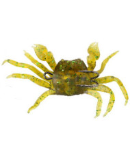 React Rigged Crab Watermelon Green 4 1/3inx2in With 1oz Weighted 3/0 Double hook  