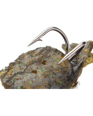 React Rigged Crab Natural Orange 4 1/3inx2in With 1oz Weighted 3/0 Double hook  