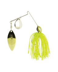 Sensation Spinnerbait Chartreuse cN - WG 1/4 Oz  bass fishing lure