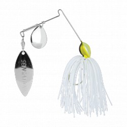 Sensation Spinnerbait White cN- WN 3/8 Oz 