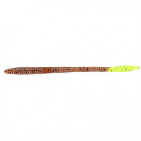 Zoom Original Trick Worm Pumpkin Chartreuse 6.5 inch