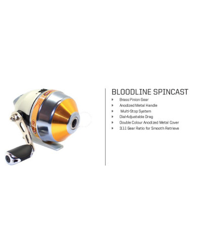 Cullem Bloodline SpinCast Closed Face Fishing Reel Cullem Bloodline SpinCast Closed Face Fishing Reel