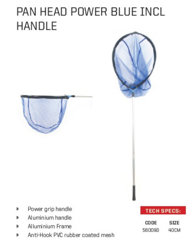 Sensation Panhead 55 cm Power Blue Snagless Rubber Landing Net  Sensation Panhead 55 cm Power Blue Snagless Rubber Landing Net