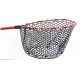 Sensation 45cm Snagless Rubber Landing Net Red Anodized