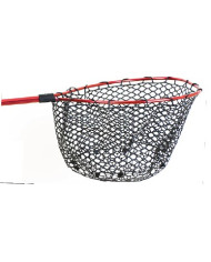 Sensation 45cm Snagless Rubber Landing Net Red Anodized Sensation 45cm Snagless Rubber Landing Net Red Anodized