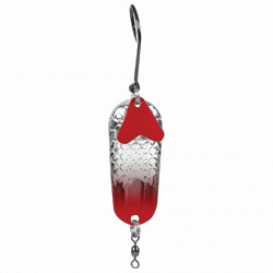 Sensation Pro Series Double up Tiger Spoon Silver Red Head 18G