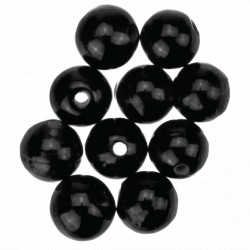 Sensation Glass Beads - 6mm Black