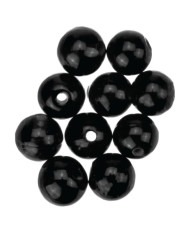 Sensation Glass Beads - 6mm Black Sensation Glass Beads - 6mm Black