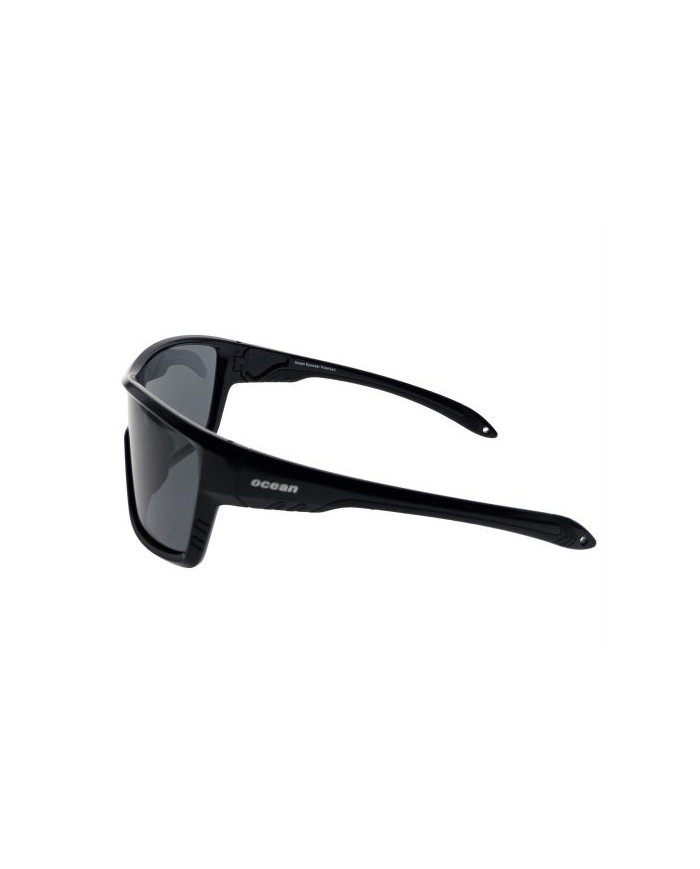 Ocean Polarized Sunglasses - PJ 732 Shiny Black frame and Smoke Lens