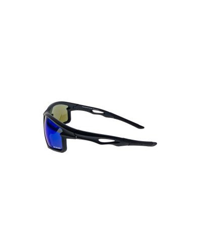 Ocean Polarized Sunglasses - PJ 737 Matt Black frame and Smoke/Blue Revo Lens