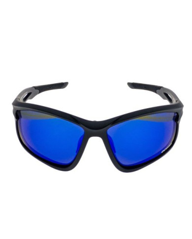 Ocean Polarized Sunglasses - PJ 737 Matt Black frame and Smoke/Blue Revo Lens