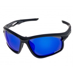 Ocean Polarized Sunglasses - PJ 737 Matt Black frame and Smoke/Blue Revo Lens