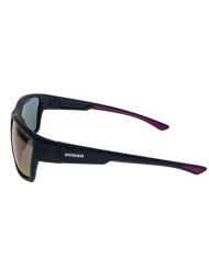 Ocean Polarized Sunglasses - PJ 731 Matt Black frame and Smoke/Purple Revo Lens