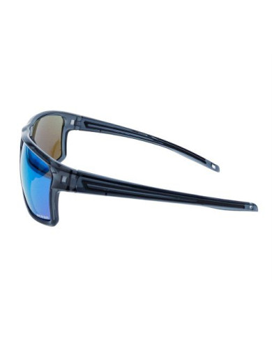 Ocean Polarized Sunglasses - PJ 723 Shiny Crystal Dark Grey Frame and Smoke/Ice Blue Lens