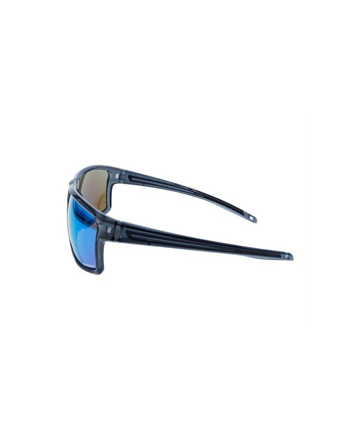Ocean Polarized Sunglasses - PJ 723 Shiny Crystal Dark Grey Frame and Smoke/Ice Blue Lens