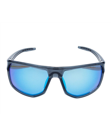 Ocean Polarized Sunglasses - PJ 723 Shiny Crystal Dark Grey Frame and Smoke/Ice Blue Lens Ocean Polarized Sunglasses - PJ 723 Shiny Crystal Dark Grey Frame and Smoke/Ice Blue Lens