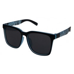 Ocean Polarized Sunglasses - Kidz - KP 119 Matt Crystal Black / Blue Frame with Smoke Lens