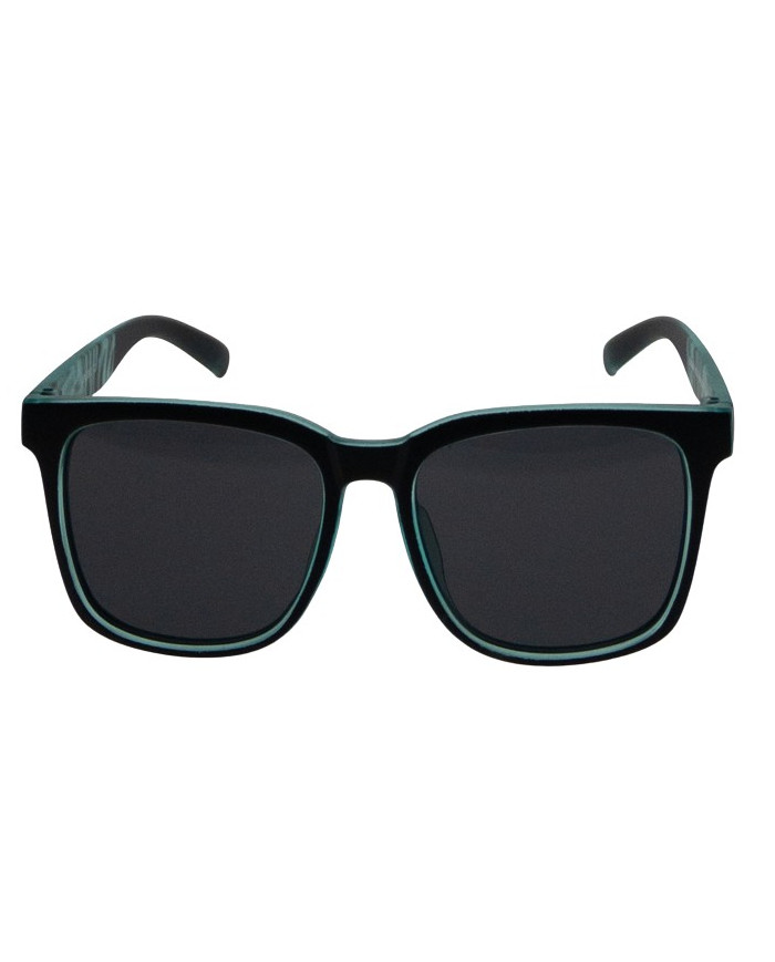 Ocean Polarized Sunglasses - Kidz - KP 014 Matt Crystal Black / Green Frame with Smoke Lens