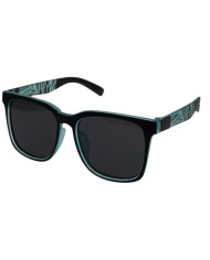 Ocean Polarized Sunglasses - Kidz - KP 014 Matt Crystal Black / Green Frame with Smoke Lens