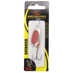 Sensation Bass Fury Inline Spinner Black Red Scale 4