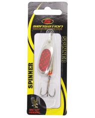 Sensation Bass Fury Inline Spinner Black Red Scale 4