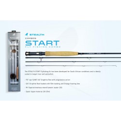 Stealth Start Combo 9ft 5/6wt 4pc Rod- Reel, Floating Line, Tippet and Leader 