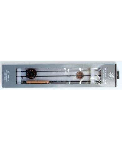 Stealth Start Combo 9ft 5/6wt 4pc Rod- Reel, Floating Line, Tippet and Leader  Stealth Start Combo 9ft 5/6wt 4pc Rod- Reel, Floating Line, Tippet and Leader