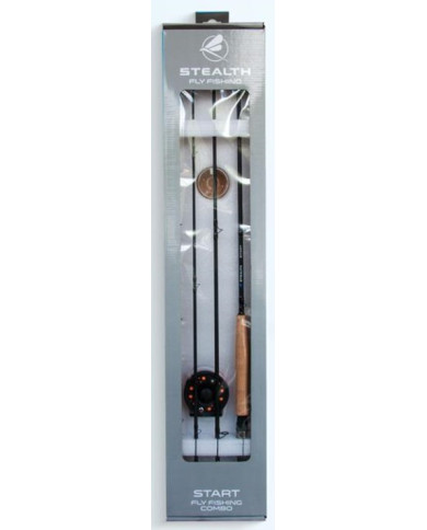 Stealth Start Combo 9ft 5/6wt 4pc Rod- Reel, Floating Line, Tippet and Leader  Stealth Start Combo 9ft 5/6wt 4pc Rod- Reel, Floating Line, Tippet and Leader