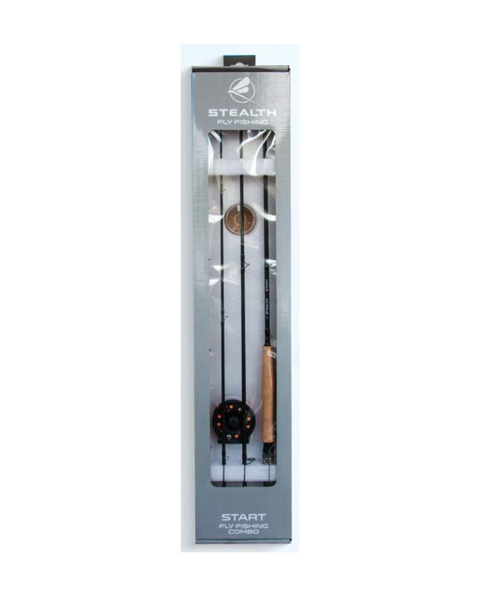 Stealth Start Combo 9ft 5/6wt 4pc Rod- Reel, Floating Line, Tippet and Leader 