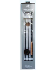 Stealth Start Combo 9ft 5/6wt 4pc Rod- Reel, Floating Line, Tippet and Leader 