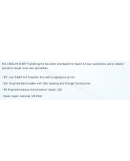 Stealth Start Combo 9ft 5/6wt 4pc Rod- Reel, Floating Line, Tippet and Leader 