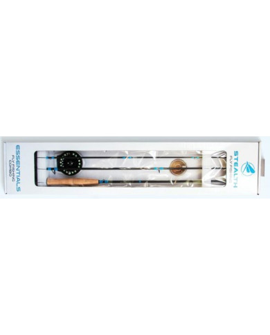 Stealth Essentials Combo 9ft 5wt 4pc Rod- Start 5/6wt Reel, Floating Line, Tippet and Leader  Stealth Essentials Combo 9ft 5wt 4pc Rod- Start 5/6wt Reel, Floating Line, Tippet and Leader