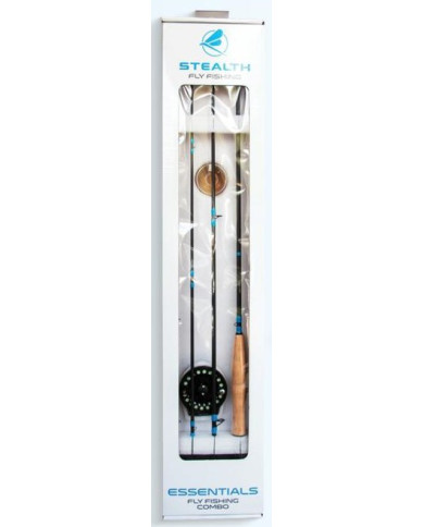 Stealth Essentials Combo 9ft 5wt 4pc Rod- Start 5/6wt Reel, Floating Line, Tippet and Leader  Stealth Essentials Combo 9ft 5wt 4pc Rod- Start 5/6wt Reel, Floating Line, Tippet and Leader