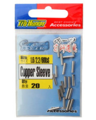 Pro-Hunter Copper Sleeves Size 1.8/2.4 90lbs Silver Pro-Hunter Copper Sleeves Size 1.8/2.4 90lbs Silver