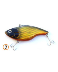 React Rattler Lipless Gold Black 2 3/4in 5/8oz  React Rattler Lipless Gold Black 2 3/4in 5/8oz
