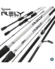 13 Fishing RELY BLACK 6ft6in 2Pc Medium Spinning Rod