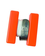 Eagle Claw H Block MARKER BUOY FLUORESCENT ORANGE 2 in Pack
