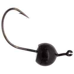 Pure Crappie Willow Spinner Fat Eye Jigs 1/16oz - 5pk Black