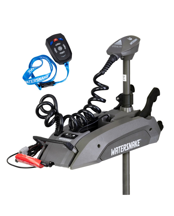 WATERSNAKE STEALTH REMOTE 65 lb / 54 inch Shaft BOW MOUNT TROLLING MOTOR