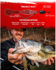 Rapala Crush City Bronco Bug California Craw 4in