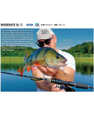 DRAGON Moderate SL TI 7ft 6in Medium Power Fast Action 2 Piece Spinning Rod