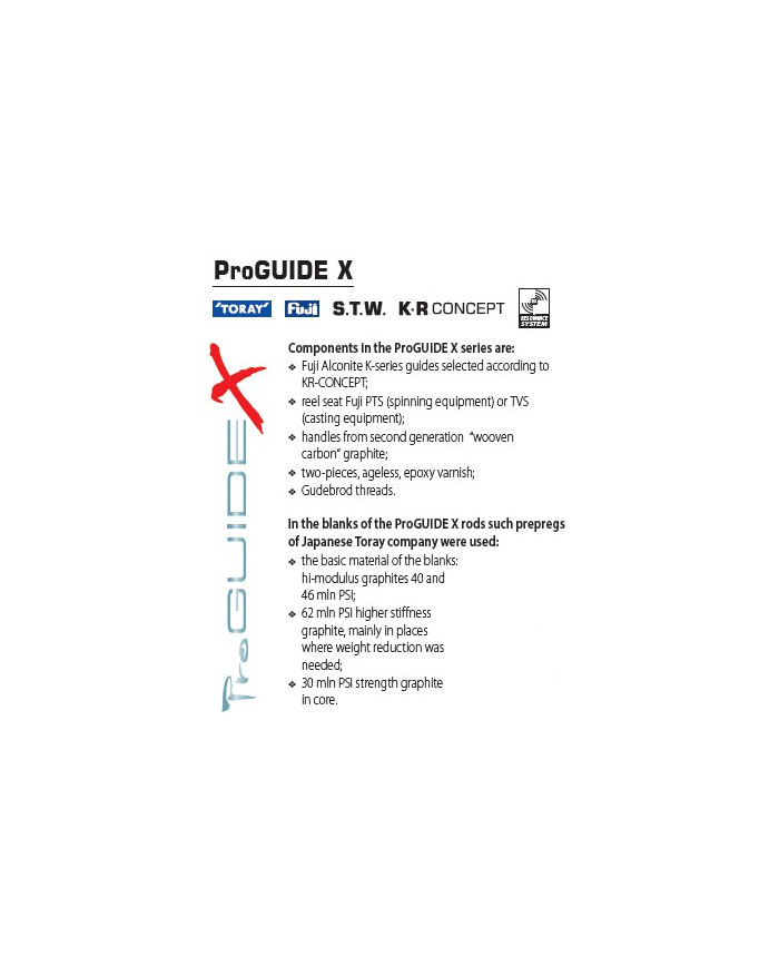 Dragon Pro Guide X 7ft Medium Light Extra Fast 2pc Spinning Rod