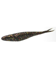 Damiki Armor Shad Black Mix Flake 5in