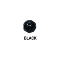 Damiki Crystal Beads - 8 mm Black
